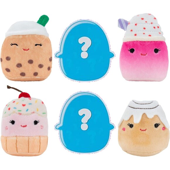 Squishmallows Squishville 6 Pack - Sweet Tooth Squad - 2" Mystery Mini Plush Set - Picture 2 of 6